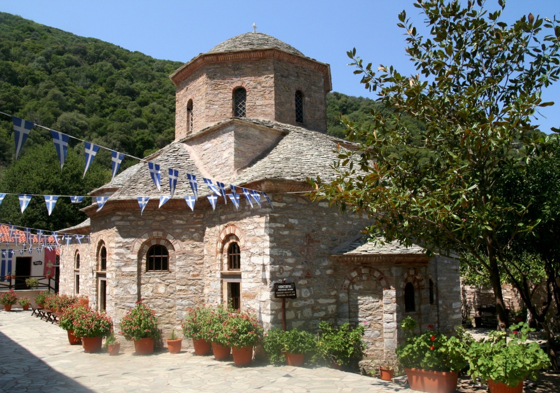 'Monastery Church on the island of Skiathos.' - Skiathos
