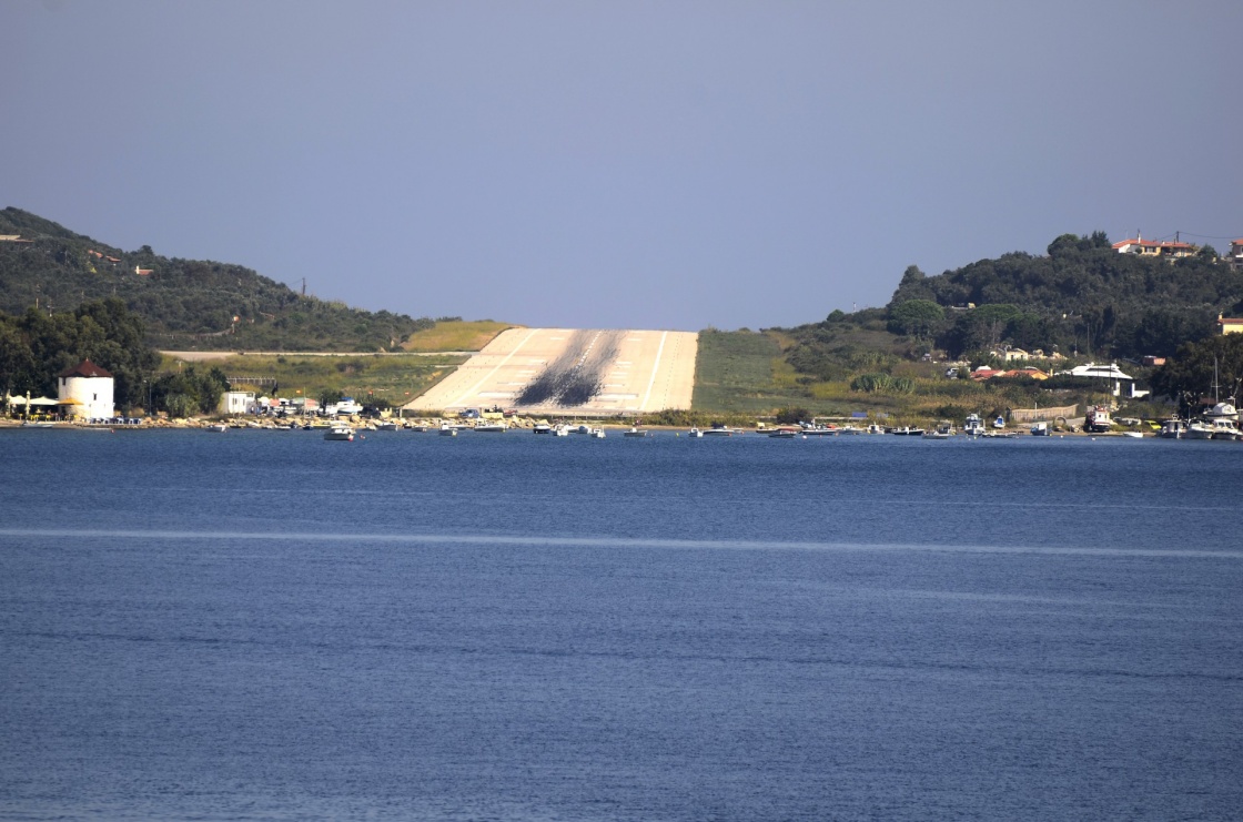 'Greece, runway of Skiatos Island' - Skiathos